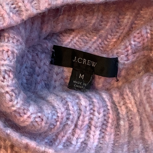 J.Crew alpaca blend turtleneck sweater with shoulder buttons - Picture 4 of 8